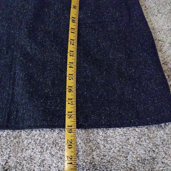 Vintage Woolrich Dark Grey Women's Wool Blend A Line Mini Skirt Sz 10 - Picture 5 of 6